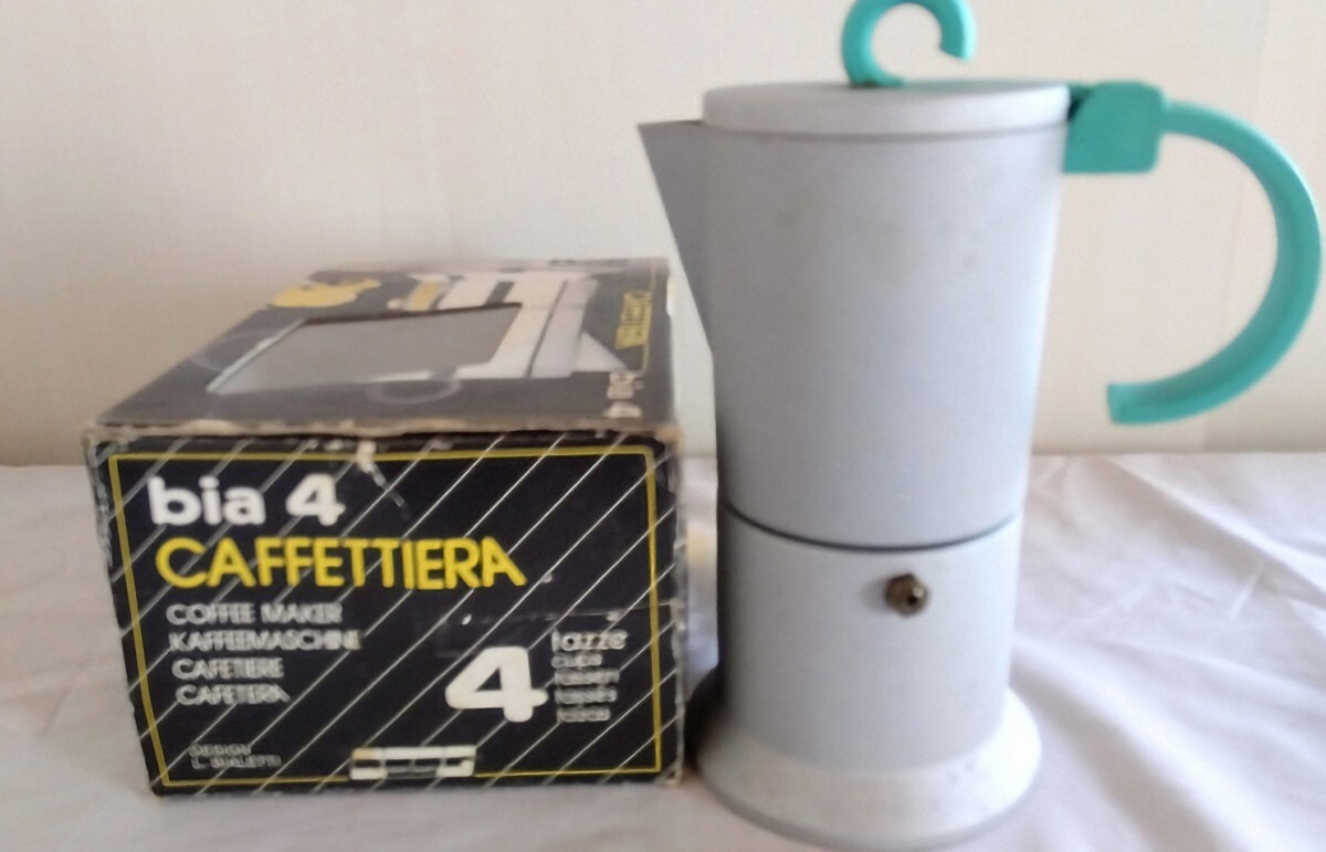 エスプレッソコーヒーメーカー CAFFETTIERA caffe bia 4 ユーズド拍卖