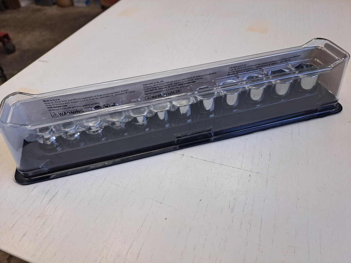 スナップオン 3/8 FDX シャロー ソケット セット 212YFSMY SNP-ON 12個 8-19mm拍卖