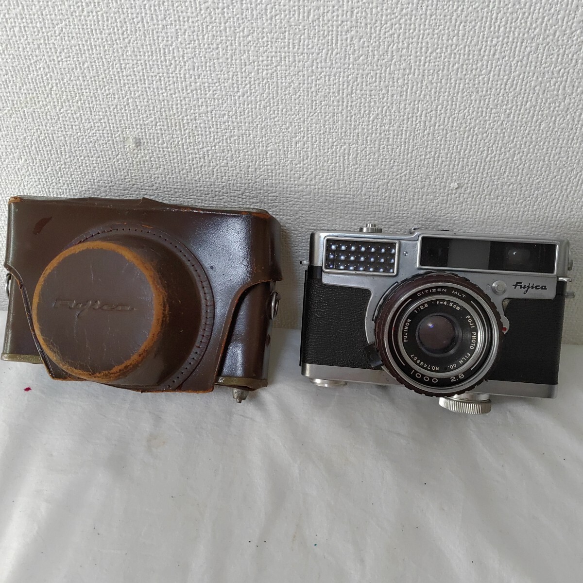 Fujica 35-SE 純正カバー付き フィルムカメラ ヴィンテージ 1103-D4-TA12拍卖