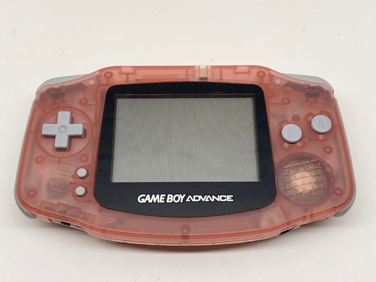 【難あり】任天堂 NINTENDO ニンテンドー GAMEBOY ADVANCE ゲームボーイアドバンス AGB-001 ミルキーピンク 本体のみ拍卖