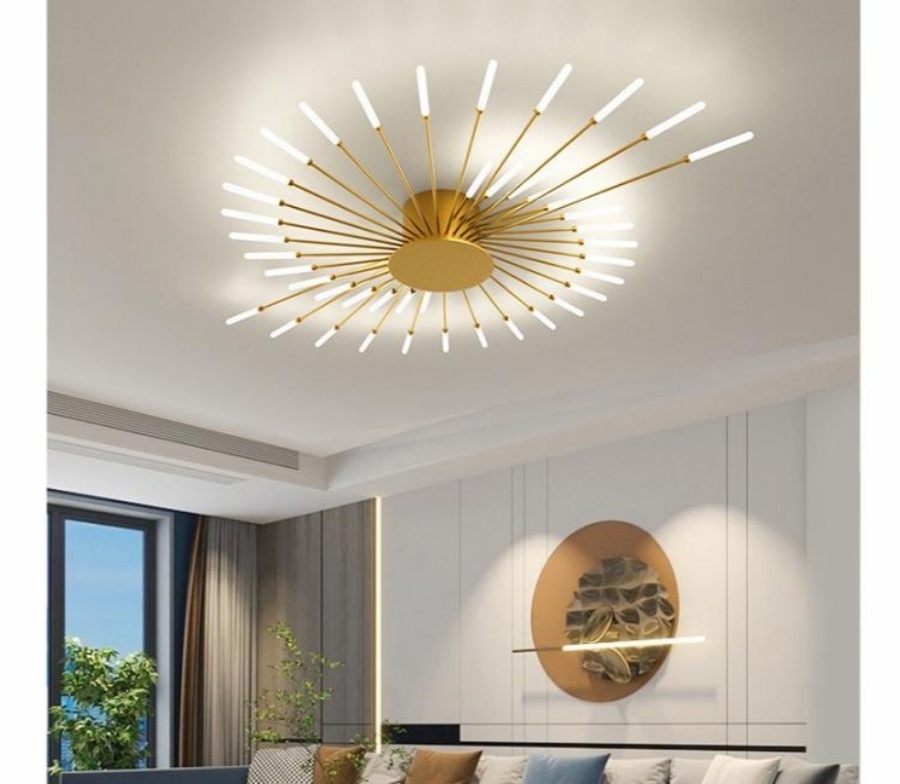 シーリングライト led 8畳 10畳 12畳 三色変光 天井照明 照明器具 ダイニング リビング インテリア 洋室 居間 工事不要「28灯 ゴールド」拍卖