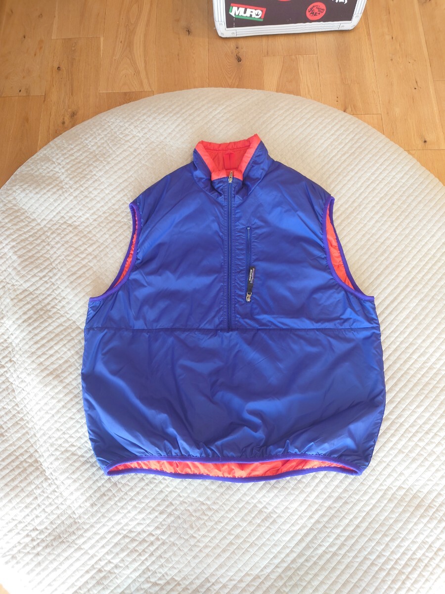 極美品 パタゴニア パフボール ベスト ニューコバルト ポップオレンジ patagonia 2000年モデル サイズL拍卖