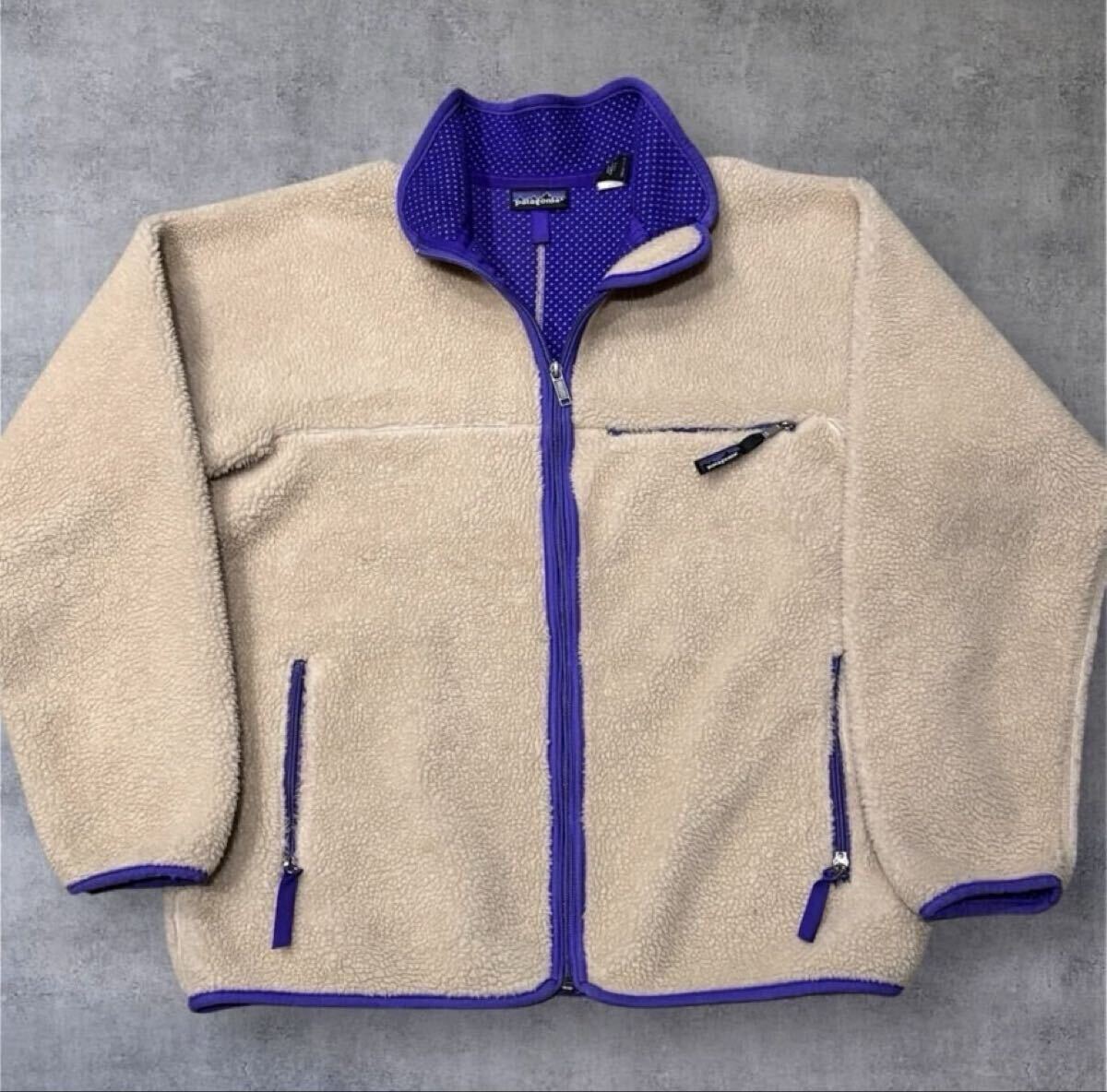 90s パタゴニア ベビーレトロカーディガン USA製 サイズ 【L】拍卖