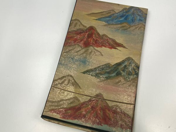 ▼三作▼中古 正絹 袋帯 六通柄 アンティーク レトロ A161拍卖