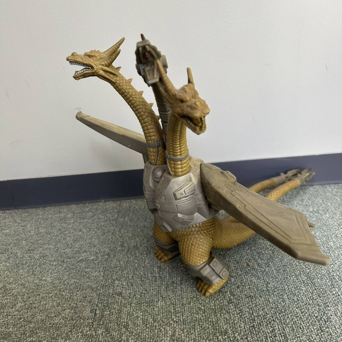 BANDAI メカキングギドラ ソフビフィギュア 1991年 日本製 東宝映画 ゴジラvsキングギドラ ムービーモンスターシリーズ 当時モノ 希少品拍卖