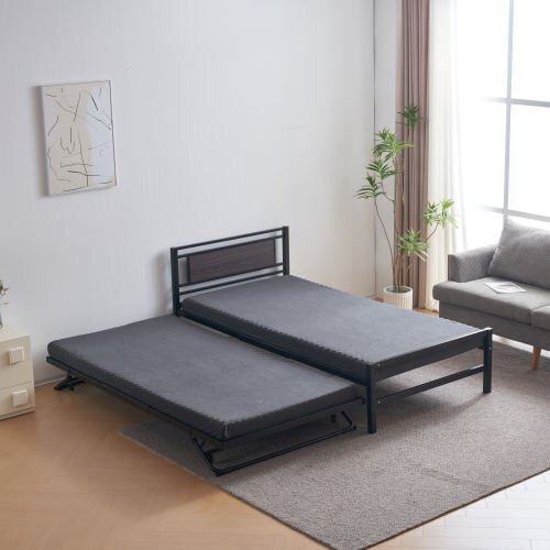 【新作】【ブラック】 ベッド 二段ベッド パイプベッド シングルベッド ディベッド 多段ベッド シングル ベッド ベッドフレーム拍卖