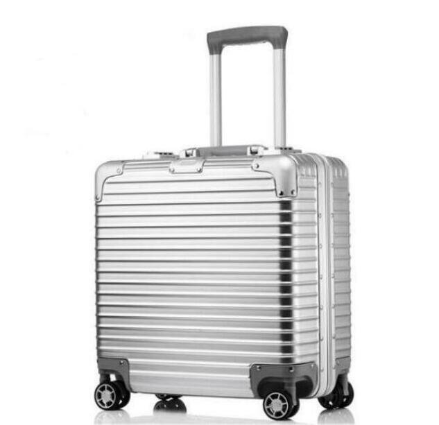 スーツケース★キャリーバッグ★シルバー★アルミマグネシウム合金★TSAロック搭載ビジネストラベルバッグ軽量防水拍卖