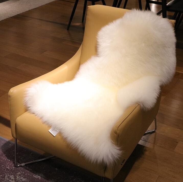 美品★種羊 天然ムートン100%ラグマット ムートン高級贅沢 メリノムートンラグムートンフリース ファー マット1p70*100cm拍卖