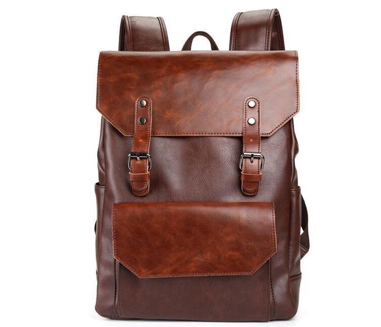 新しい本革ビジネスカジュアルバッグ牛革リュックサックショルダーバッグ拍卖