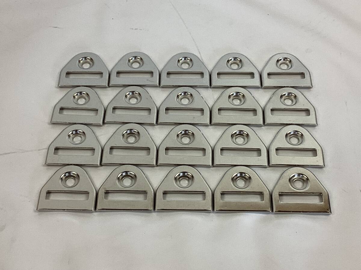 送料230円 厚手 ベルト用金具H 鉄 20個セット 検 Z1 Z2 Z400FX CBX400F CB400F ベスパ Vespa バイク シート 用 ベルト金具 ベルト 金具拍卖