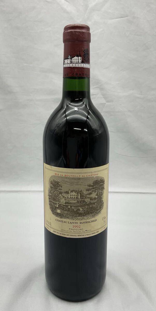 ⑤ 古酒 未開栓 CHATEAU LAFITE ROTHSCHILD シャトー ラフィット ロートシルト 1992年 赤ワイン 12.5% 750ml 拍卖