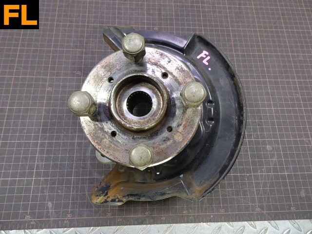 B/EK26■ダイハツ ミラジーノ CBA-L700S (DAIHATSU Mira Gino 2004y■左フロント ハブ ナックル LH ABS無し用 (左F 助手席側 キャリア拍卖