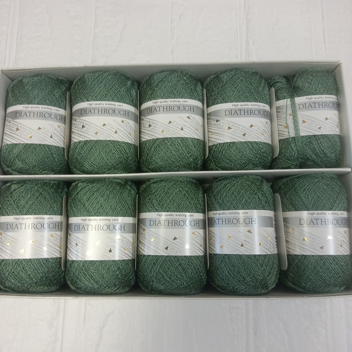 100円〜 毛糸 手芸材料 編み物■ダイヤスルー 色番170・10玉拍卖