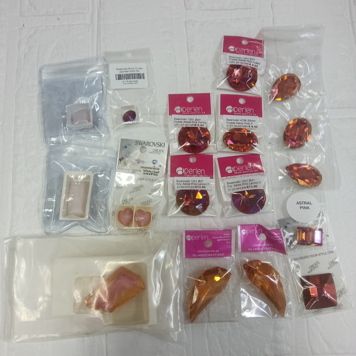 100円〜 2 ビーズ★大ぶりスワロフスキー まとめてセット拍卖