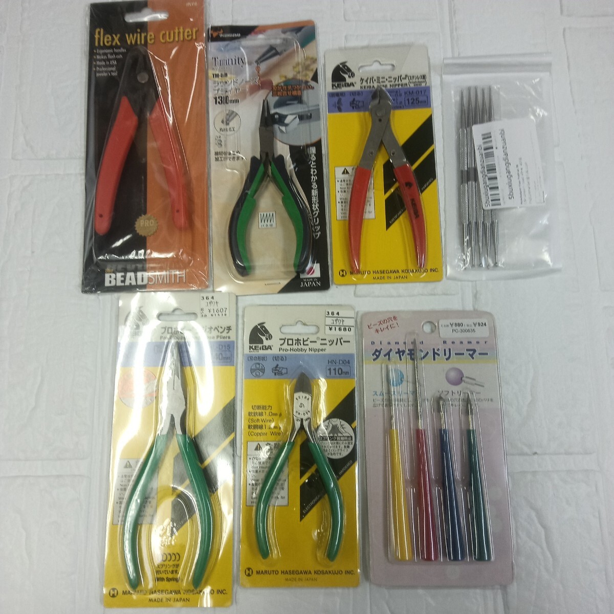 100円〜 ビーズ アクセサリー作成道具★プライヤー ペンチ ニッパー*他 まとめてセット拍卖