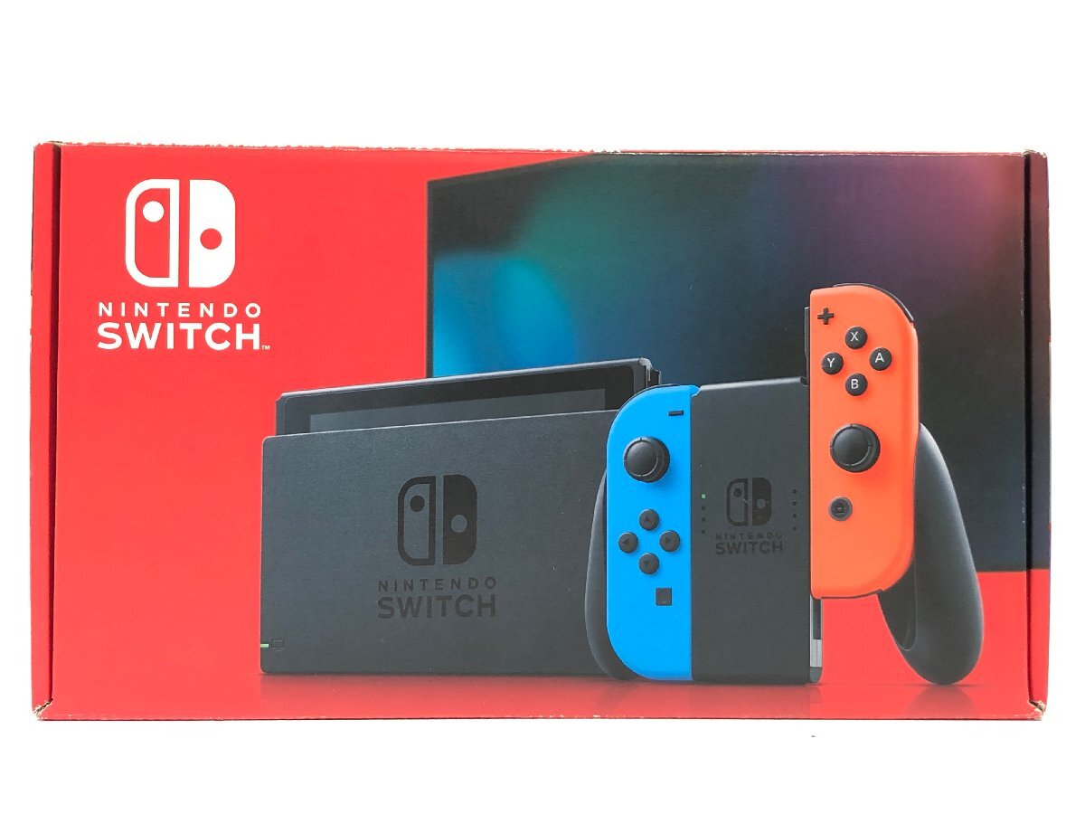 ◇【3】初期化済み 箱イタミ Nintendo Switch/ニンテンドースイッチ 新型 ジョイコン欠品 同梱不可 1円スタート拍卖