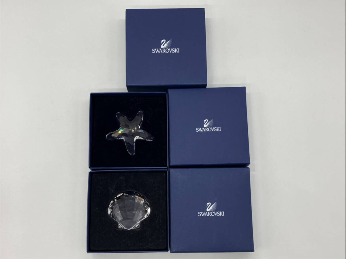 SWAROVSKI A 7400 NR 200 502 ヒトデ/貝 スワロフスキー 置物 まとめ セット拍卖
