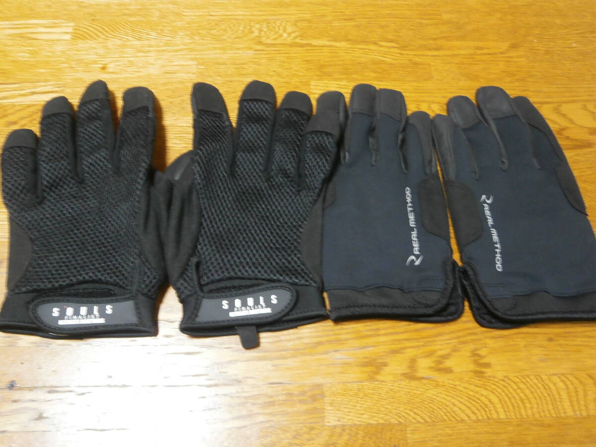 SOULS とREAL METHODキャスティンググローブ ブラック XL ・美品拍卖