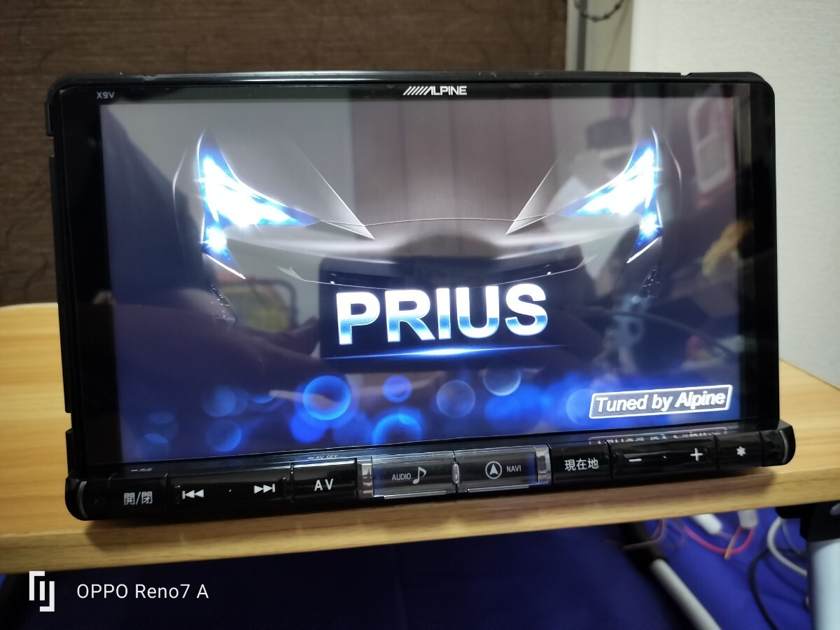 ALPINE アルパイン ビッグX X9V 9インチ セキュリティロック解除 動作確認済み 50プリウス Bluetooth/CD /DVD フルセグ HDMI ジャンク品拍卖