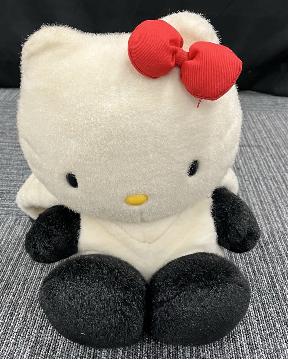 横田 11月 No.181 サンリオ ハローキティ ぬいぐるみ キティちゃん キャラクター パンダ 着ぐるみ 汚れ変色有り拍卖