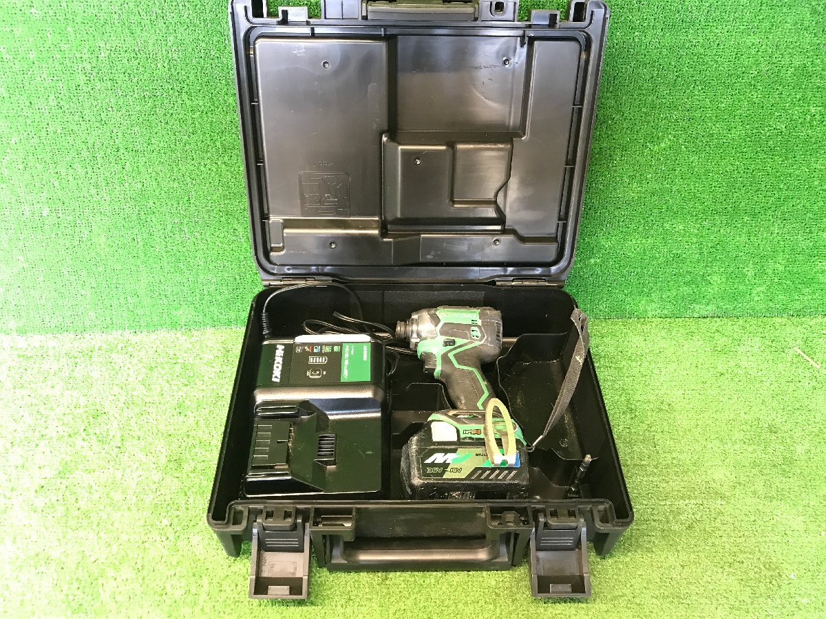 HiKOKI ハイコーキ WH36DC インパクトドライバー 36V 充電式 コードレス 電動工具 DIY拍卖