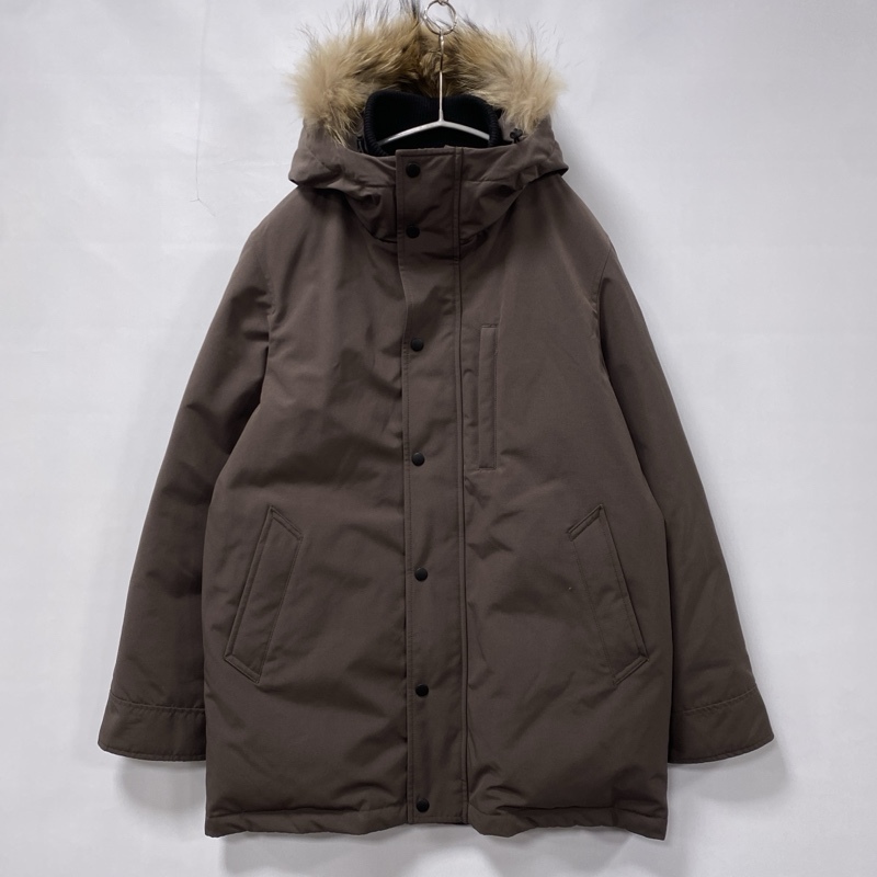 A DAY IN THE LIFE/アデイインザライフ ユナイテッドアローズ/フェイクファーダウンコート/ダウンジャケット/撥水加工/XLサイズ拍卖