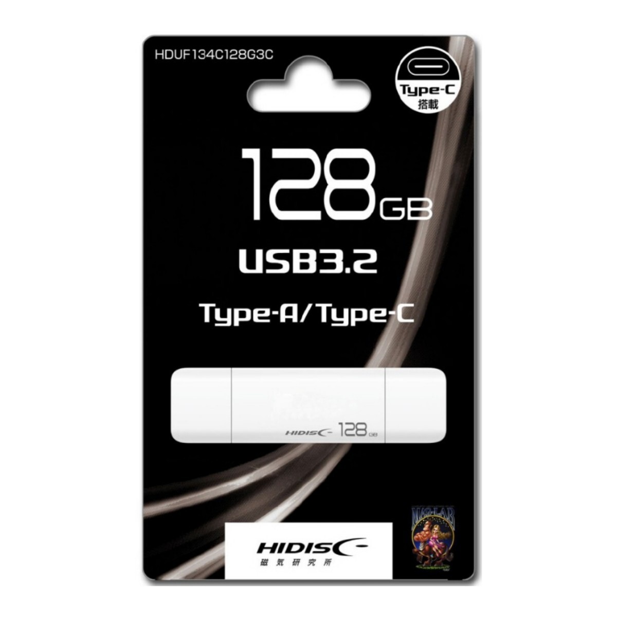 HIDISC USB3.2 /128GB Gen2 Type-C メモリ Type-Aコネクタ搭載 HDUF134C128G3C 【1円スタート出品・新品・送料無料】拍卖