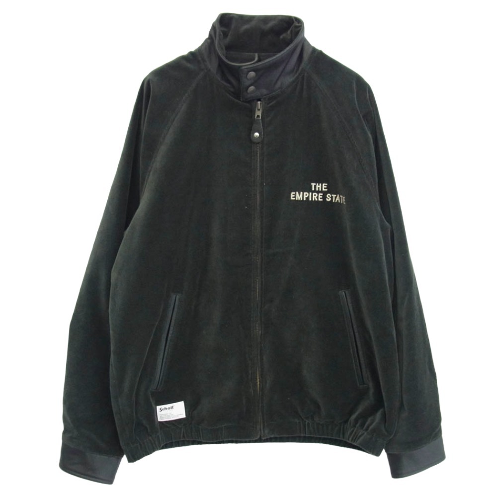 schott ショット 782-3252015 THE EMPIRE STATE スウィングトップ ベトジャン 別珍 ブルゾン ブラック系 L【中古】拍卖