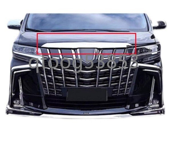 トヨタ アルファード 30系 前期2015-2018年 フロント ボンネット メッキフードモール グリル トップ拍卖