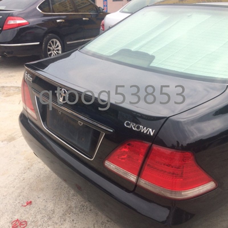 汎用品 TOYOTAトヨタ Crownクラウン 12代目 S18型 2005-2008年 ルーフリアスポイラー ウイング トランクエアロパーツ ガーニッシュ拍卖
