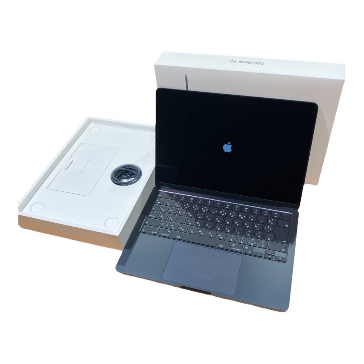 Apple アップル MacBook Air 13インチ M3チップ SSD 512GB ミッドナイト A3113 ノートパソコン 初期化 起動確認済拍卖