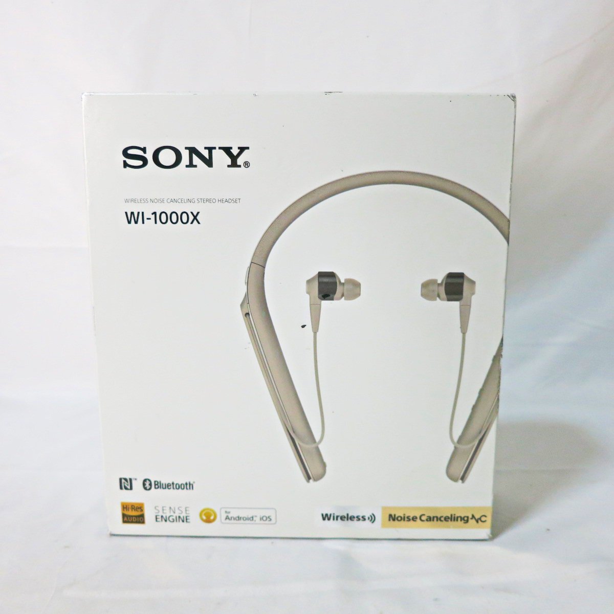 SONY ( ソニー ) WI-1000X/NM Bluetooth ワイヤレス ノイズキャンセリング イヤホン 動作品拍卖