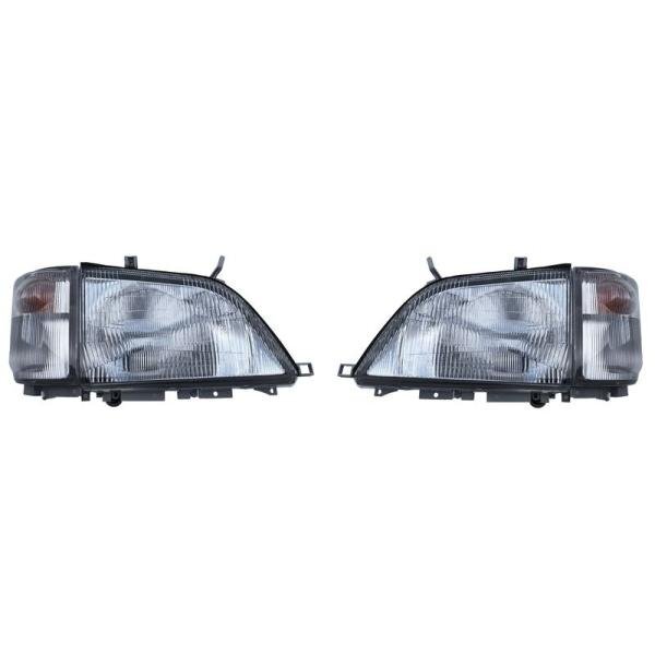 トヨタ ダイナ トヨエース / 日野 デュトロ ヘッドライト & コーナーランプ 左右前期中期ウィンカー コーナー JP-HD-GL25LR-1+JP-WK-GL25LR拍卖