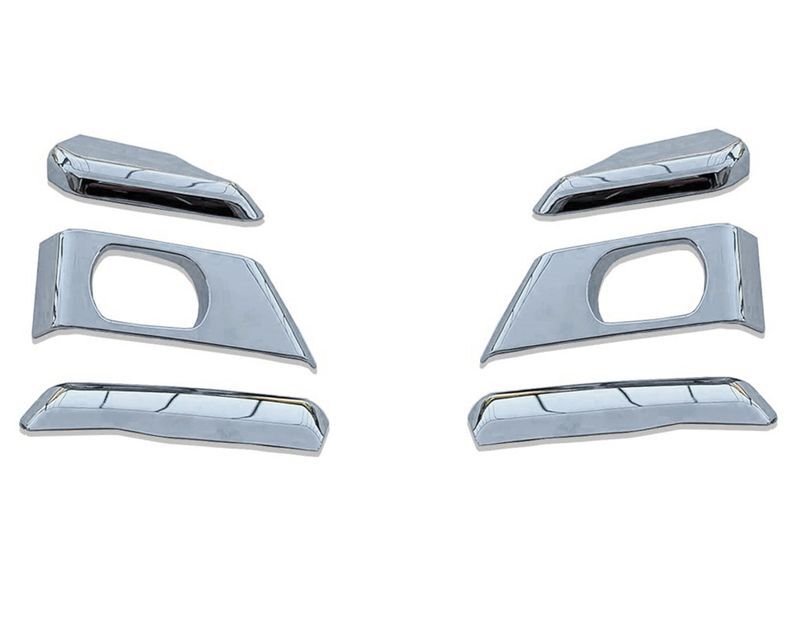 キャラバン NV350 E26 2021(R3).10 - フォグランプダクトガーニッシュ カバー カスタム ニッサン クロームシルバー 6P JP-LP-E26KB-6P-FOG拍卖