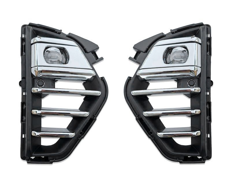 キャラバン E26 NV350 フォグランプ マイクロバス LED フロント 左右後期キット フォグ ライト カバー JP-LP-E26KB-12P+JP-FOG-NV350-E26BK拍卖