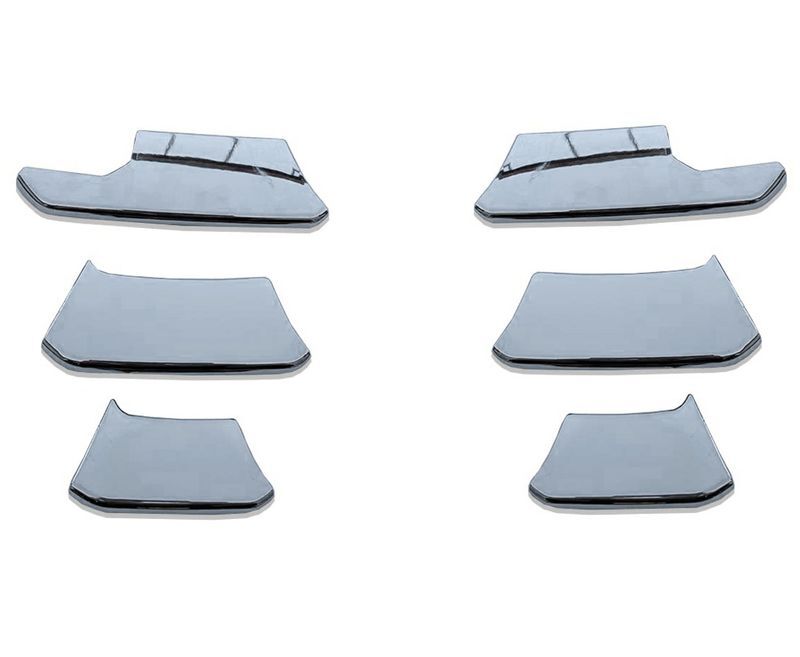 キャラバン NV350 E26 2021(R3).10 - フォグランプダクトガーニッシュ カバー カスタム ニッサン クロームシルバー 6ピース JP-LP-E26KB-6P拍卖