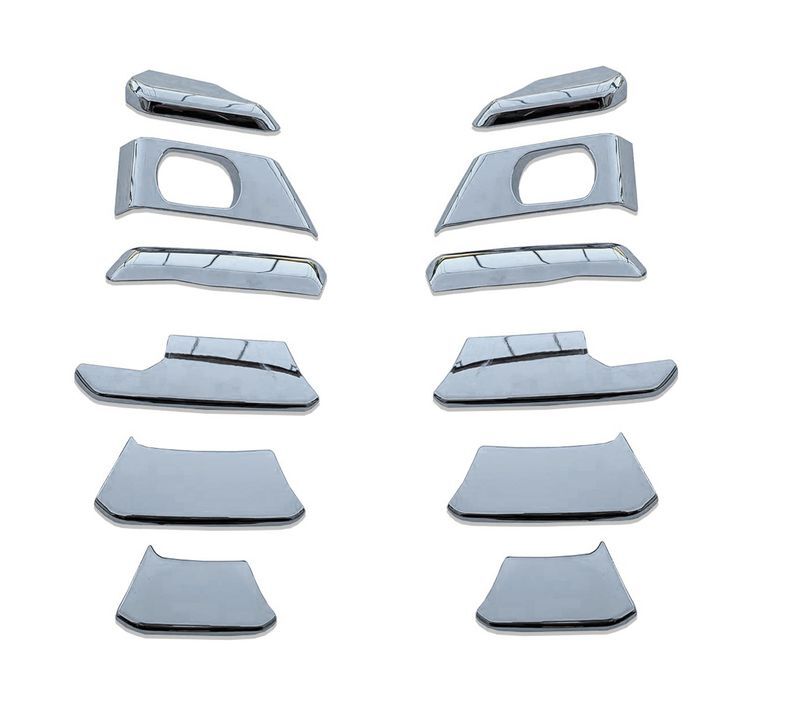 キャラバン NV350 E26 2021(R3).10 - 後期 フォグランプダクトガーニッシュ カバー メッキフォグカバー JP-LP-E26KB-12P拍卖