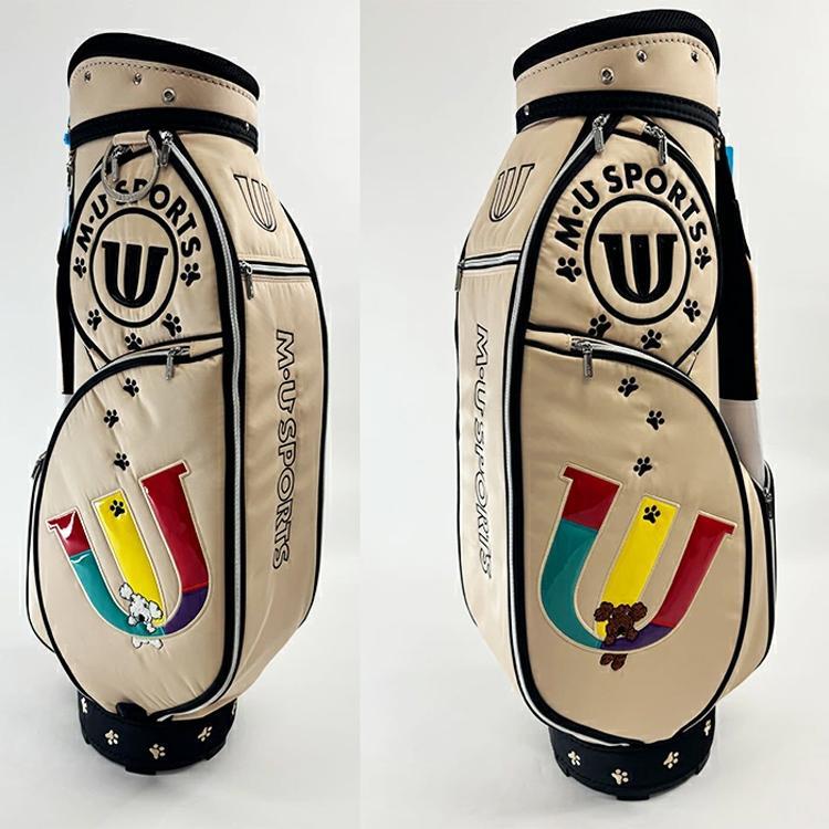 新品■税込■2025 人気復刻モデル ベージュ ≪ M・U SPORTS ≫ 703R6152 8.5型 キャディバック MUスポーツ拍卖