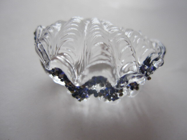 新品・非売品 SWAROVSKI スワロフスキー 2025年 SCSメンバー ノベルティグッズ 限定ギフト 海の生物 シェル シャコガイ ブルー系拍卖