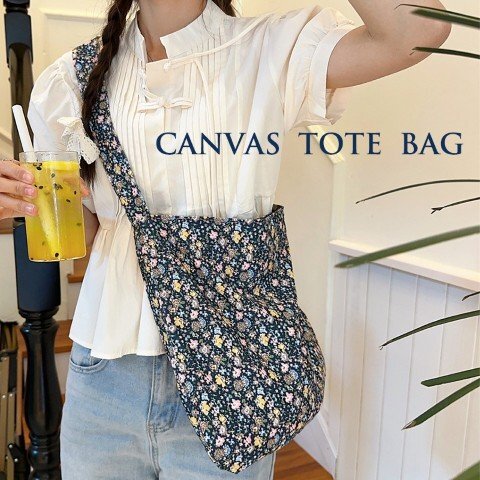 ショルダーバッグ トートバッグ 肩掛け 帆布 キャンバス 丈夫 軽い ワンサイズ B拍卖