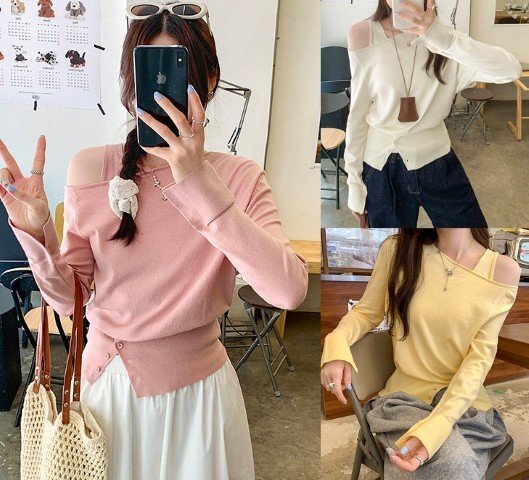 トップス 切り替え スリム 着痩せ シンプル L ピンク拍卖