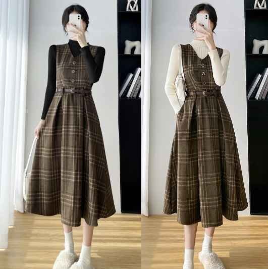 全2色 上下セット 2点セット フリル 切り替え バイカラー スリム 着痩せ sweet系 XL 色品番1拍卖