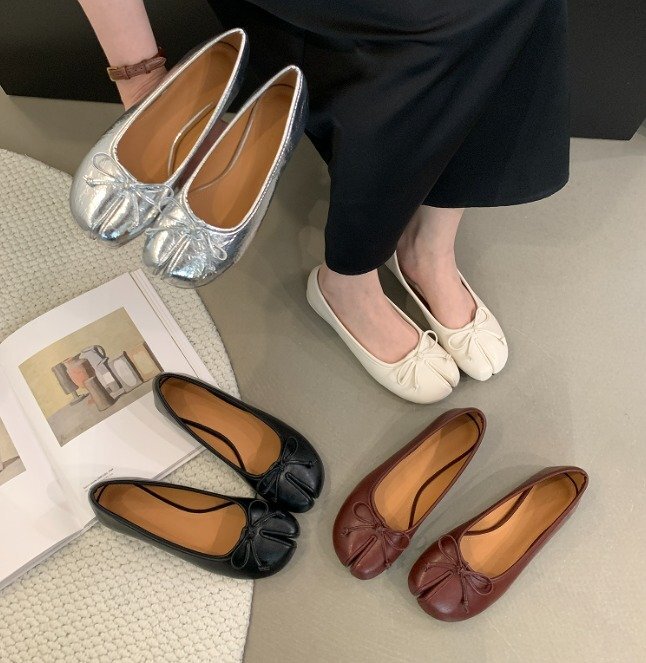 スリッポン ローファー モカシン ぺたんこ 切り替え 無地 シンプル 【37】23~23.5cm オフホワイト拍卖