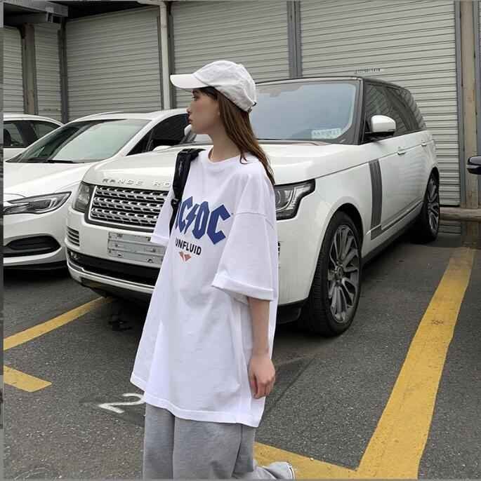 韓国風 レディース 半袖Tシャツ 新しい夏 気質 ファッションTシャツ 2XL グレー拍卖