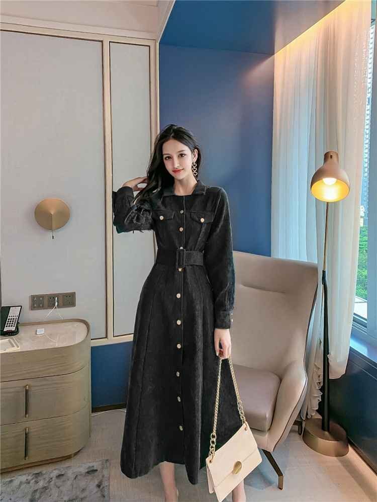 ロングワンピース ロング丈 シック きれいめ おしゃれ M エメラルドグリーン拍卖