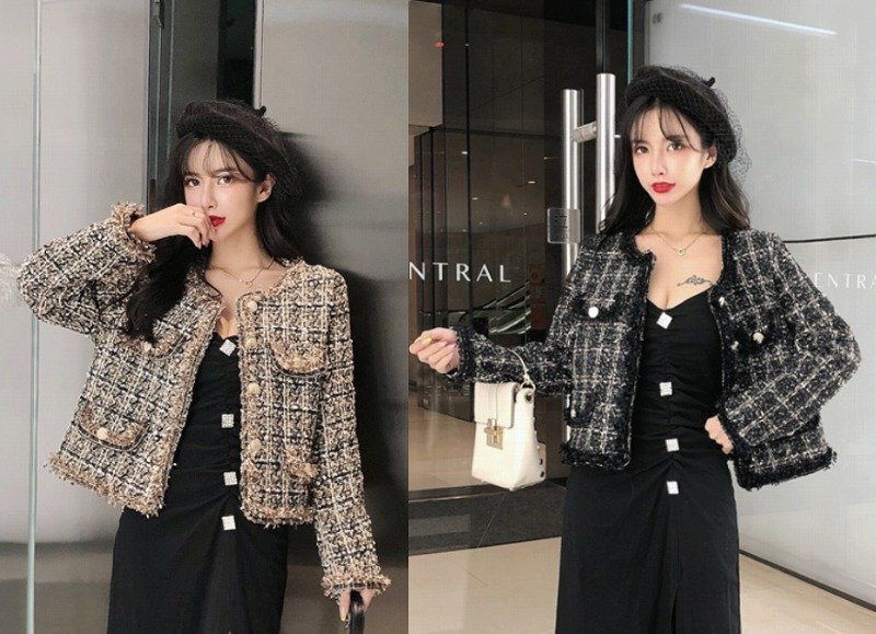 ジャケット ブルゾン 切り替え バイカラー スリム 着痩せ M 色品番1拍卖