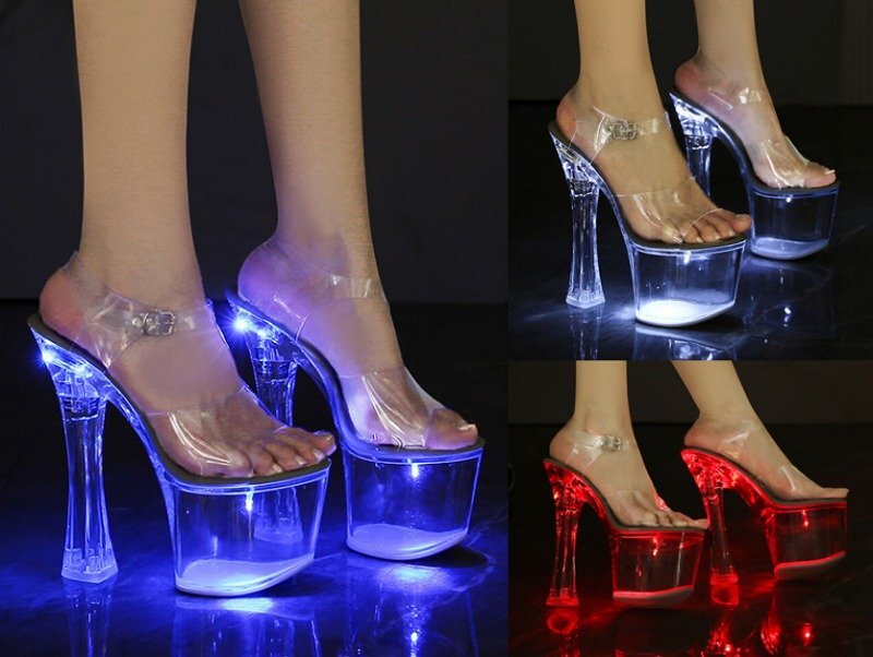 ハイヒールシューズ オフィス 太いヒール 切り替え 無地 シンプル 【38】23.5~24cm ブルー拍卖