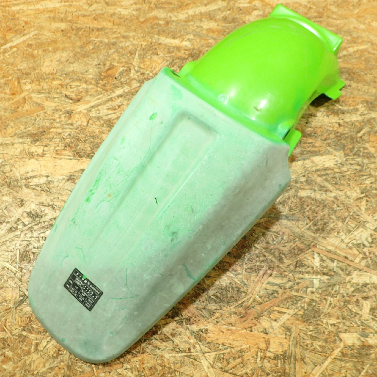 【送料Lサイズ】Kawasaki DX125A-0030** KDX125SR リアフェンダー 塗装補修ベース 検.( 202511 5 水5拍卖