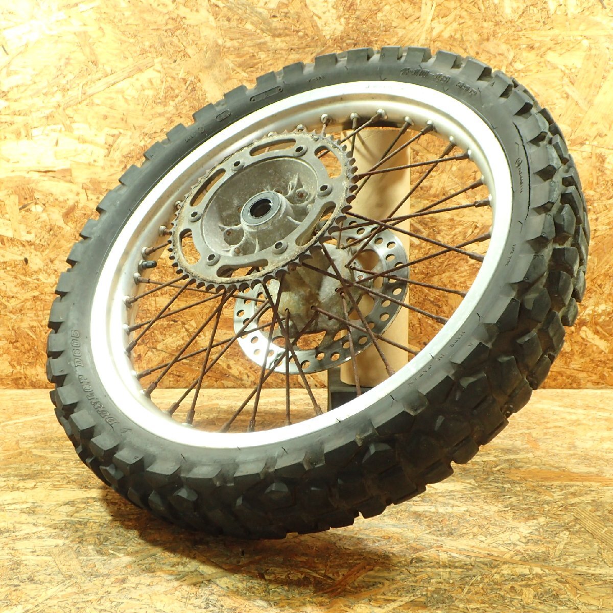 【送料Lサイズ】Kawasaki DX125A-0030** KDX125SR リアホイール 18×1.85 専用動画あり 検.( 202511 5 寅432拍卖