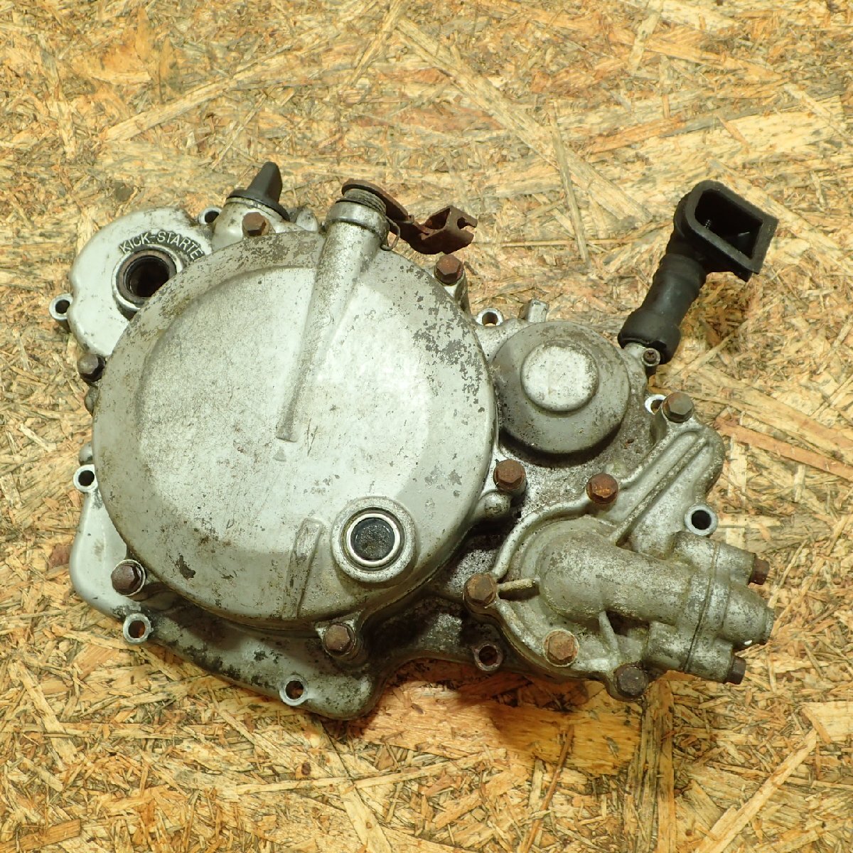 【送料Sサイズ】Kawasaki DX125A-0030** KDX125SR クラッチカバー 塗装補修ベース 検.( 202511 5 無3拍卖